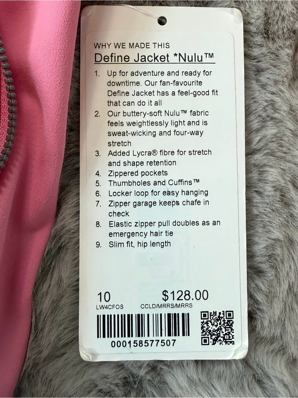 NWT - Lululemon Define Jacket - Picture 5 of 9